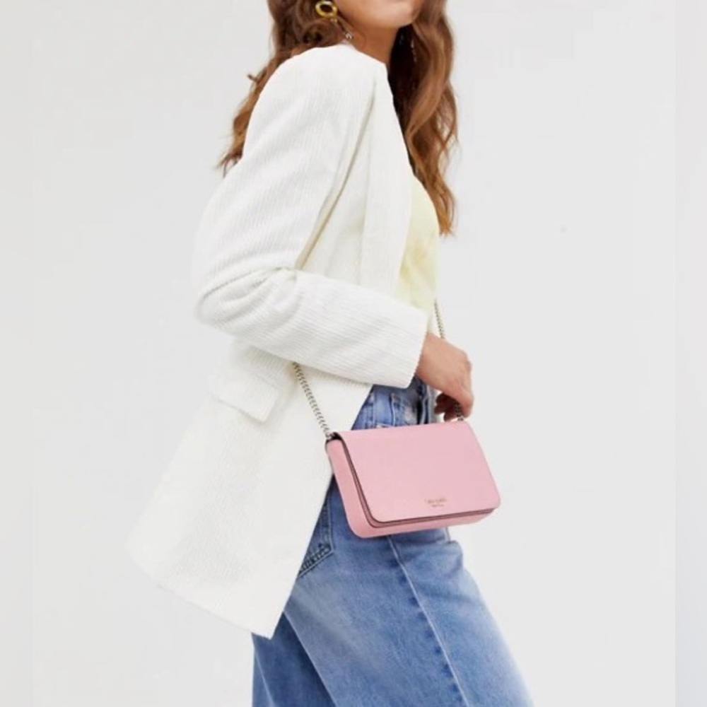 kate spade pink chain cross body